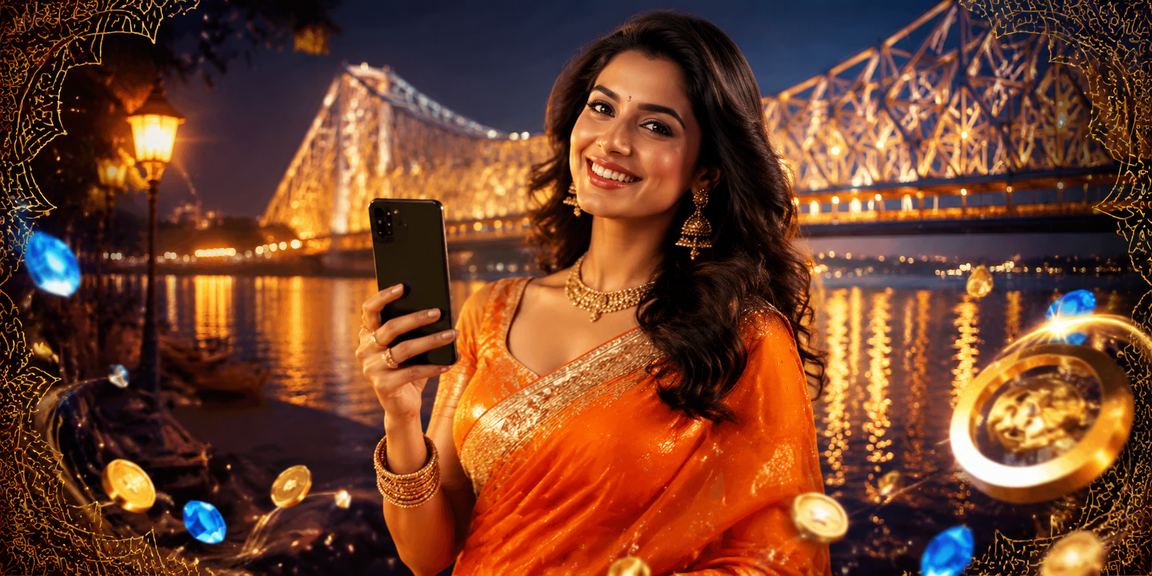 User registering and claiming bonus for Andar Bahar betting in Kolkata